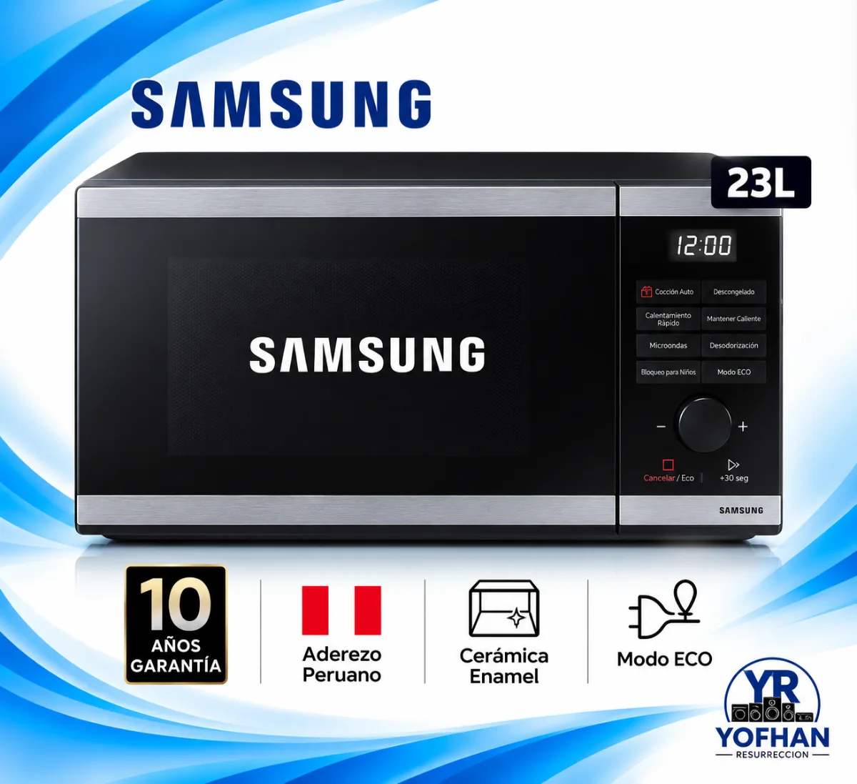 Microondas Cheff Samsung 23L 