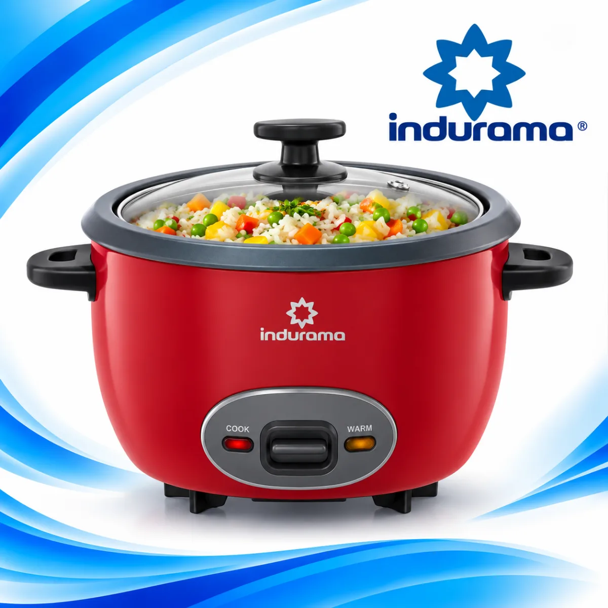 Olla Arrocera Indurama 1.8L  Rojo