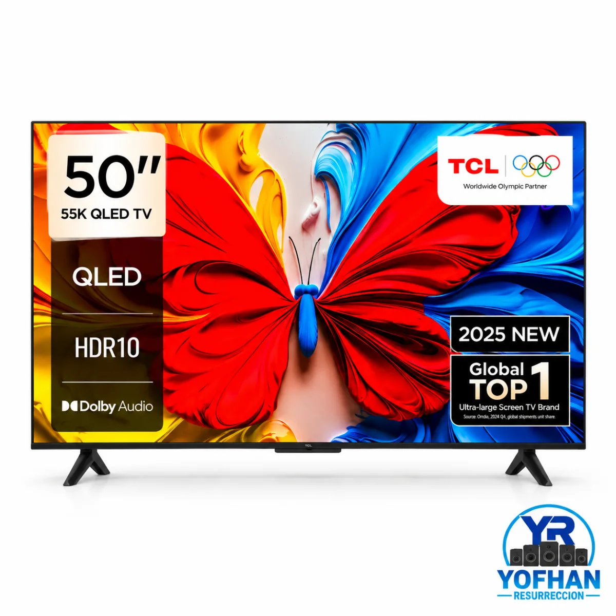 Televisor TCL 50" QLED FHD