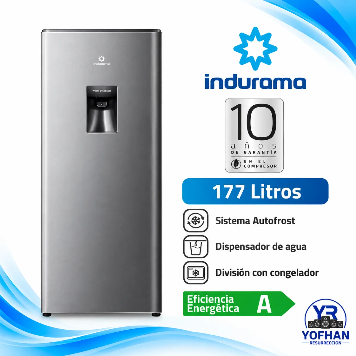 Refrigeradora Indurama - 177L 