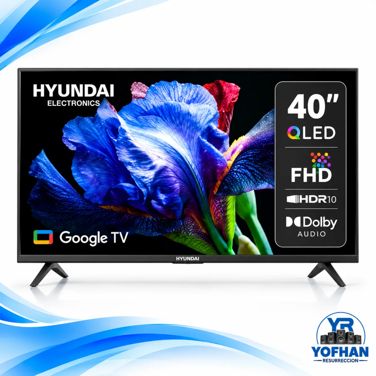 Televisor Hyundai 40" Full HD QLED