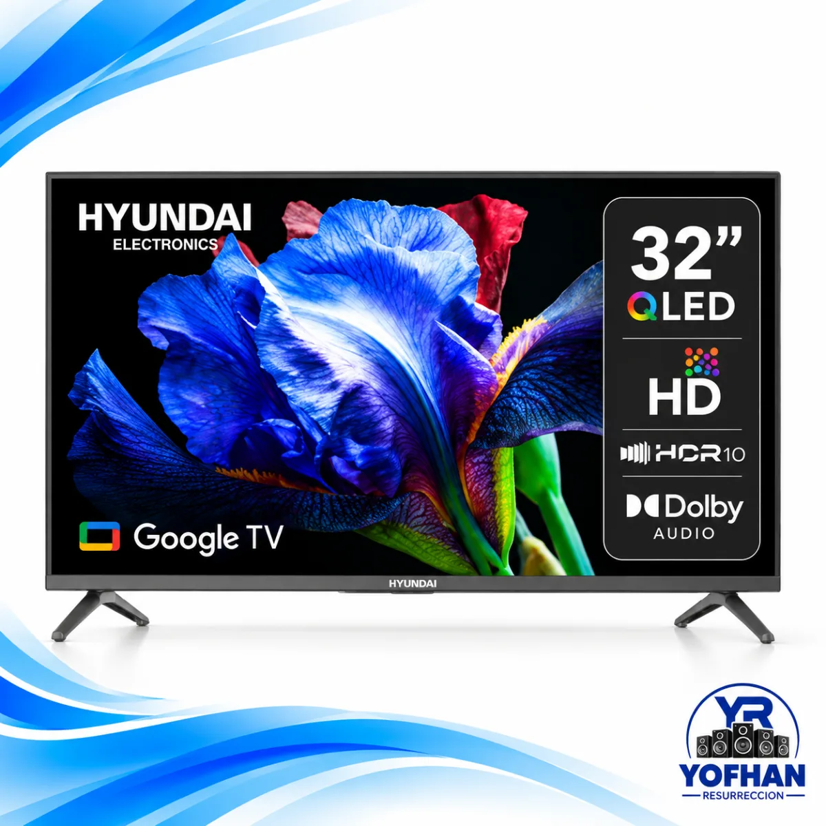 Televisor Hyundai 32" HD QLED