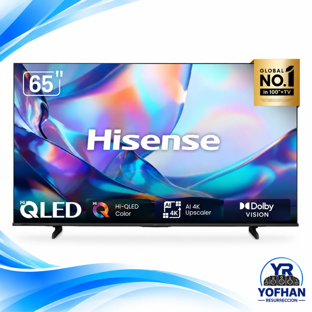 Televisor Hisense Hi-QLED 65" UHD  Smart Tv