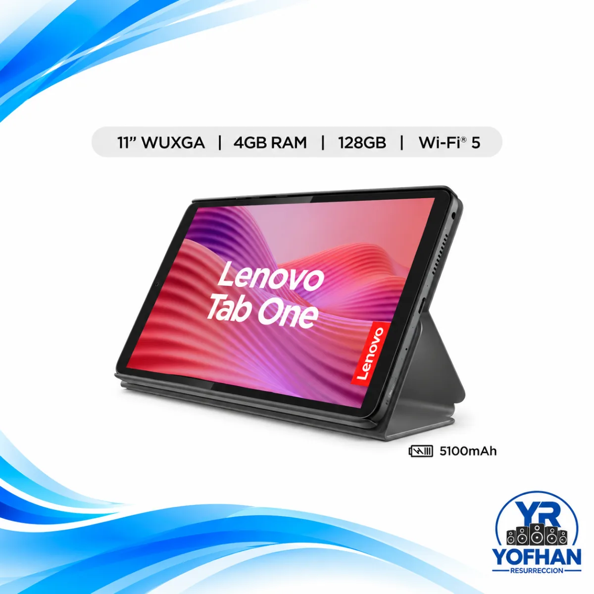 Tablet Lenovo Tab One MediaTek Helio G85 4GB RAM 128GB 8.7" HD